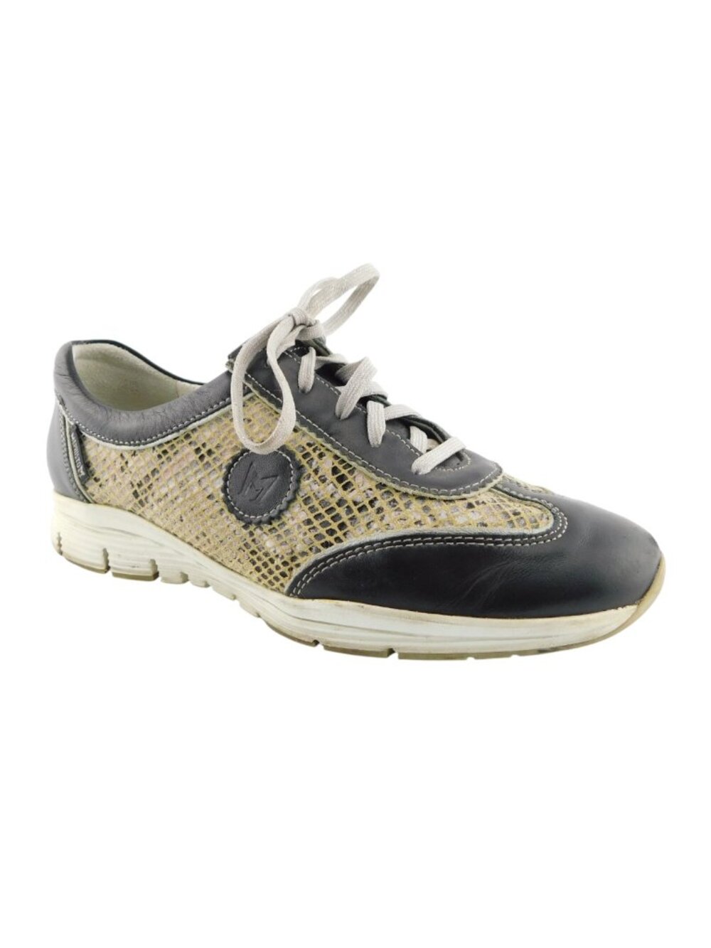 MEPHISTO RUNOFF Air-Jet Snake Lace-up Sneakers Walking Shoes 7.5